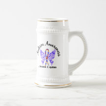 Grunge Tattoo Butterfly 6.1 Autism Mug