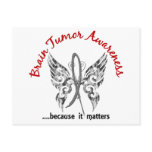 Grunge Tattoo Butterfly 6.1 Brain Tumor Post Cards