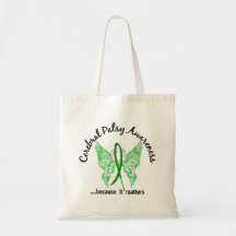 Grunge Tattoo Butterfly 6.1 Cerebral Palsy Bags