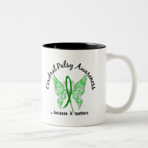 Grunge Tattoo Butterfly 6.1 Cerebral Palsy Coffee Mugs