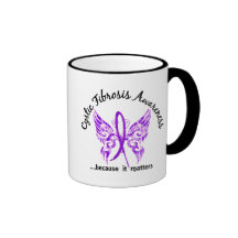 Grunge Tattoo Butterfly 6.1 Cystic Fibrosis Mugs