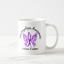 Grunge Tattoo Butterfly 6.1 Fibromyalgia Coffee Mugs