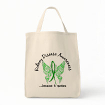 Grunge Tattoo Butterfly 6.1 Kidney Disease Tote Bag