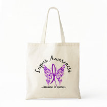 Grunge Tattoo Butterfly 6.1 Lupus Canvas Bags