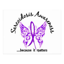 Grunge Tattoo Butterfly 6.1 Sarcoidosis Post Card