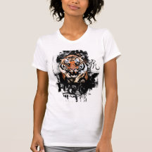 Grunge Tiger T-shirts