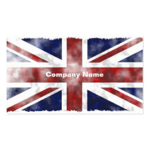 Grunge Uk, Company Name Business Card Template