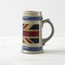 Grunge Union Jack - classic - vintage look Coffee Mugs