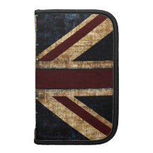 Grunge Union Jack folio Organizer