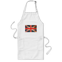 Grunge United Kingdom Flag Aprons