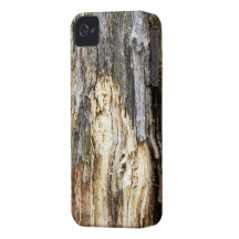 Grunge wooden iPhone 4 case