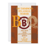 Grungy BBQ Modern Invitation