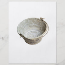 Grungy bucket full color flyer