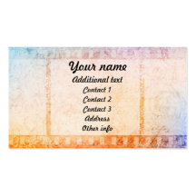 grungy business card