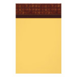 Grungy Crimson Pattern Customized Stationery