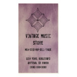 Grungy Diamond Business Card, Lilac