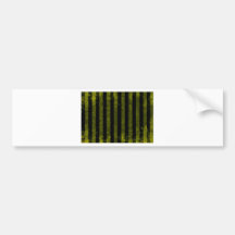Grungy Flowers Bumper Sticker