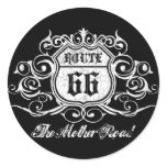 Grungy Graphic Rte. 66 stickers
