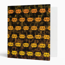 Grungy Halloween Cat Binder