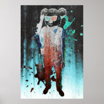 Grungy Koala Posters