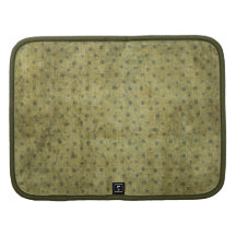 Grungy Moss Green Polka Dot Pattern Folio Planners