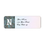 Grungy Pixels monogram label