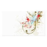 Grungy Profile Card business cards