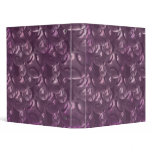 Grungy Purple Christmas Decorations Binder