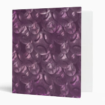 Grungy Purple Christmas Decorations Binder