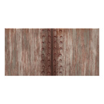 Grungy Riveted Rusty Metal