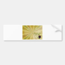 Grungy Rose Bumper Sticker