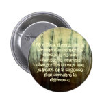 Grungy Serenity Prayer in French Button