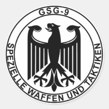 GSG-9 ROUND STICKERS