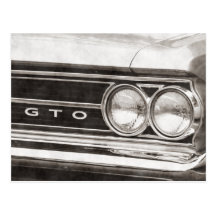 GTO Classic Car Post Card