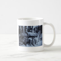 GTW Steam Engine #1252 at the Roudhouse Coffee Mug
