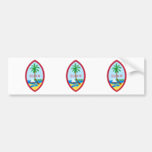 Guam Coat of Arms Bumper Stickers