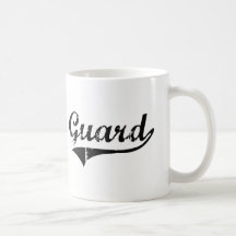 Guard Professional Job Coffee Mugs