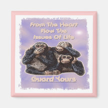 Guard The Heart Fridge Magnet