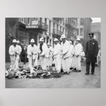 Guarded Garbage: 1910 Print