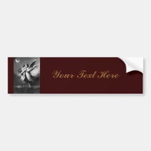 Guardian Angel At Night Bumper Stickers