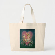 GUARDIAN ANGEL by SHARON SHARPE Canvas Bag