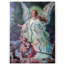 GUARDIAN ANGEL c. 1900 Letterhead Template
