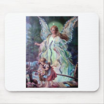 GUARDIAN ANGEL c. 1900 Mousepads