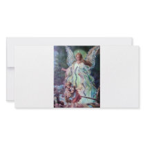 GUARDIAN ANGEL c. 1900 Personalized Photo Card