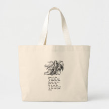 Guardian Angel Quote Canvas Bag