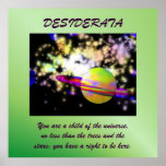 Guardian of the Galaxy DESIDERATA Print