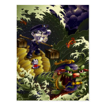 Guardian Of The South - Turtle Postcard