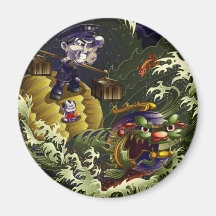 Guardian Of The South - Turtle Refrigerator Magnet