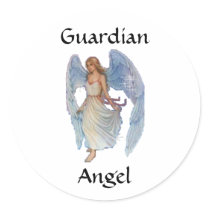 GuardianAngel Round Sticker