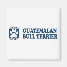 Guatemalan Bull Terrier Blue Magnets